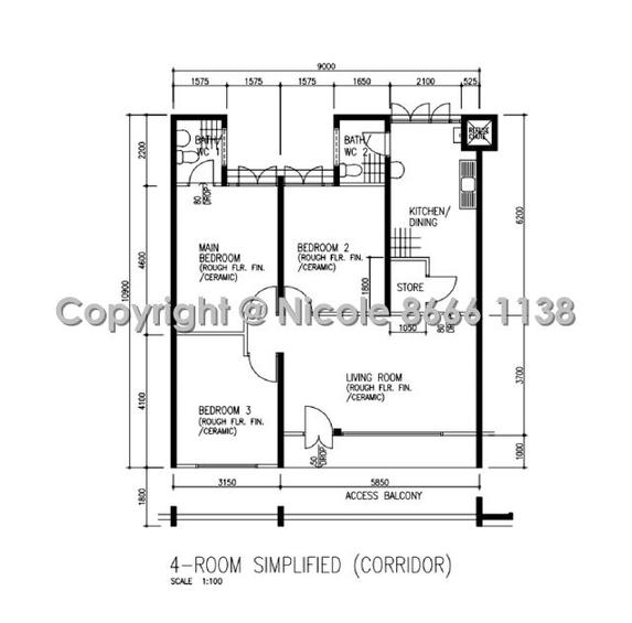 Blk 349 Ubi Avenue 1 (Geylang), HDB 4 Rooms #117813322